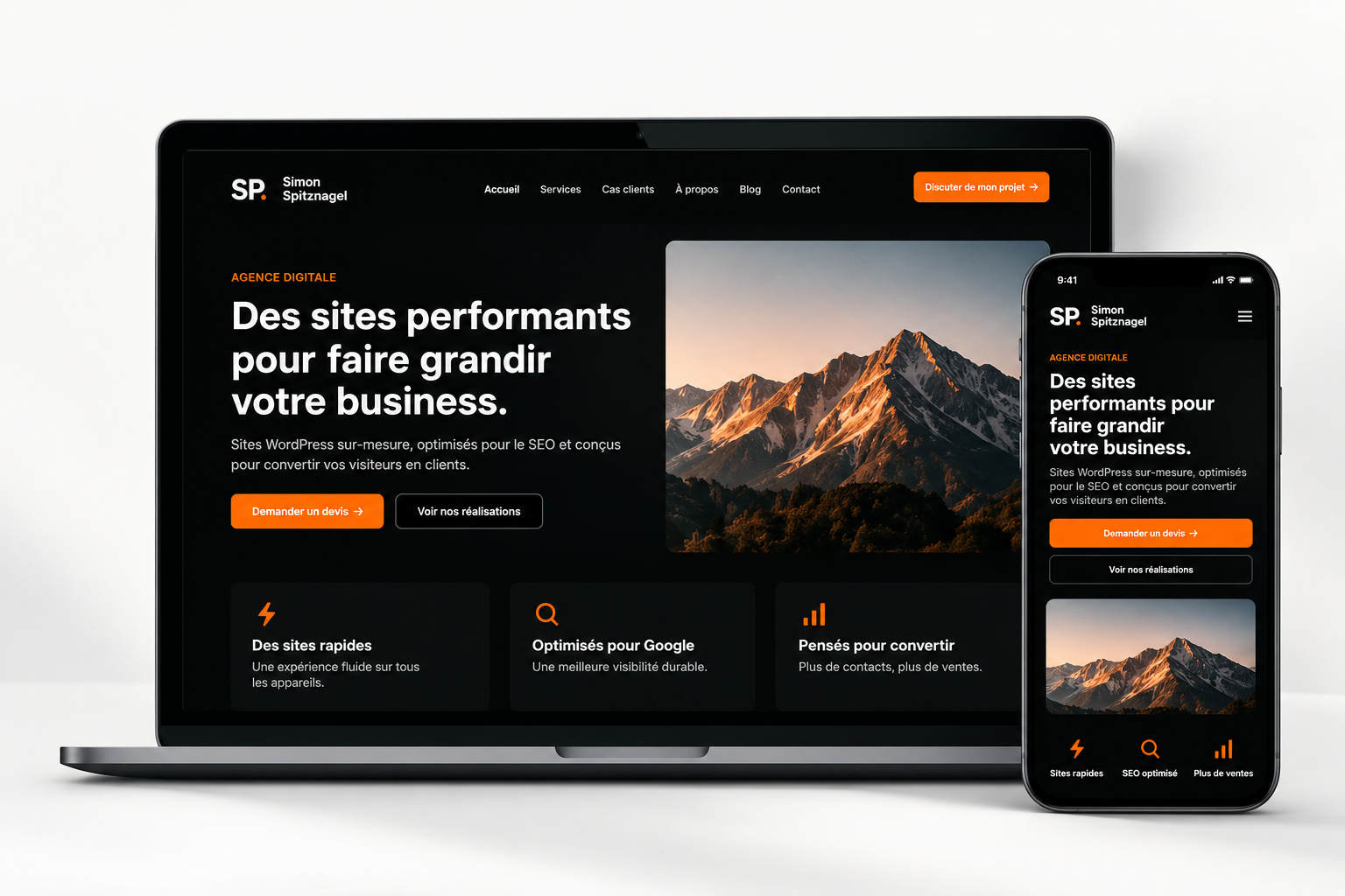 Création et refonte de site internet WordPress responsive