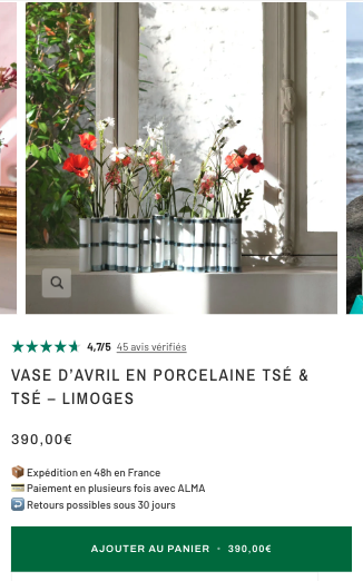 Fiche produit mobile La Maison Marseillaise
